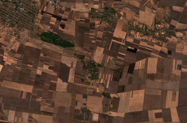 Satellite view near Băileşti