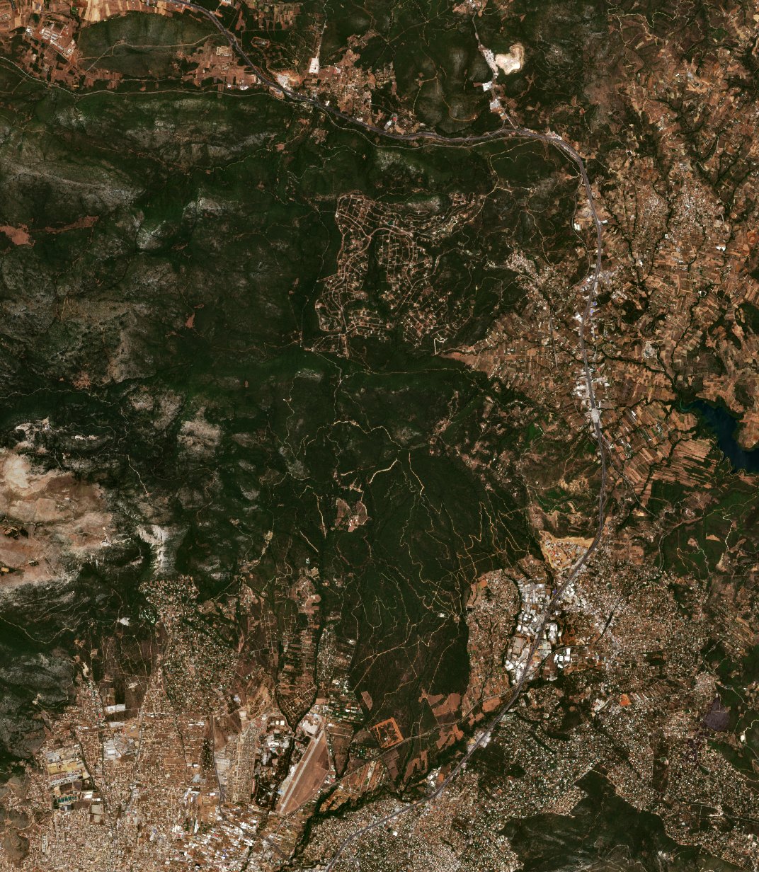 The area before the fire, July 29, 2021