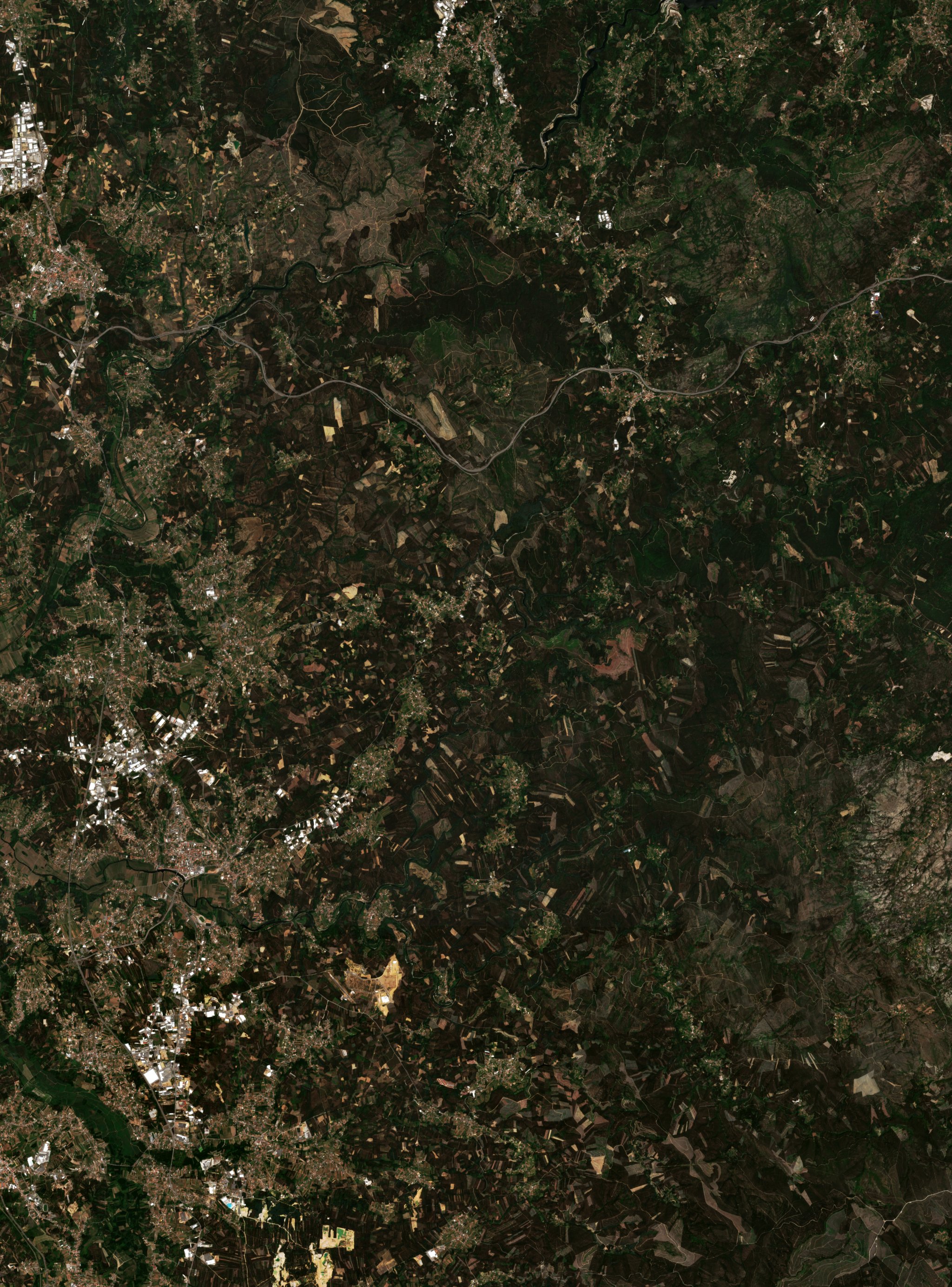 The area before the fire, July 9, 2016