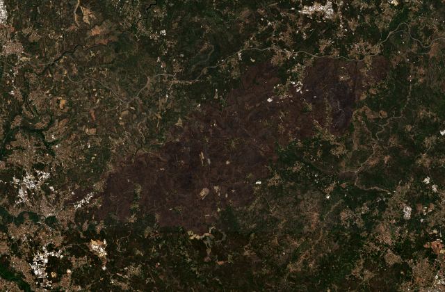 Satellite view near Águeda