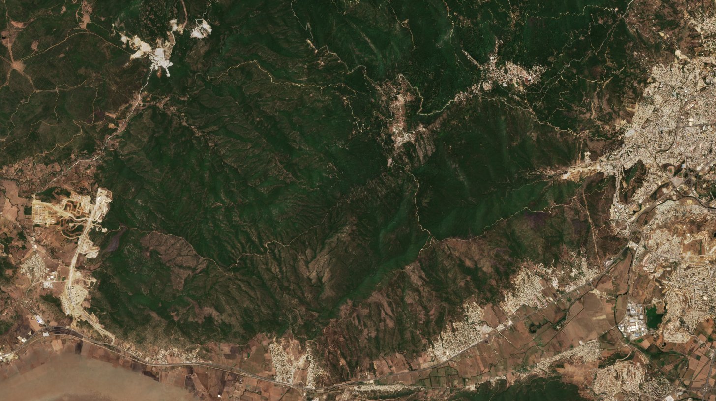 The area before the fire, July 18, 2017
