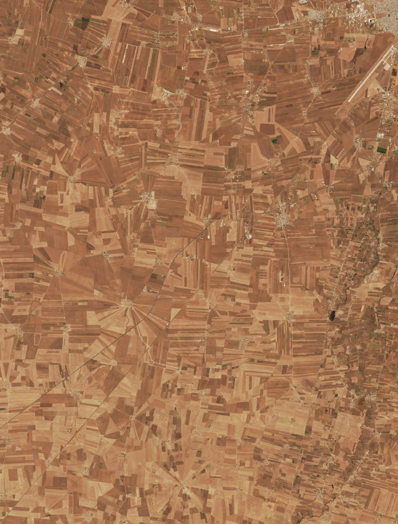 The area before the fire, June 17, 2026