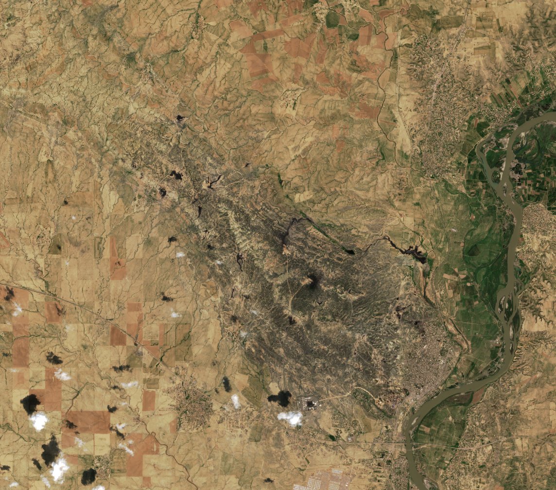The area after the fire, April 2, 2017