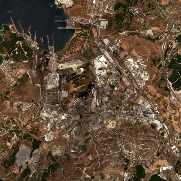 The area before the fire, July 7, 2026
