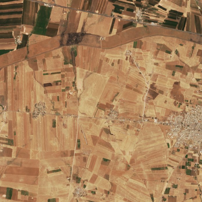 The area before the fire, August 6, 2026