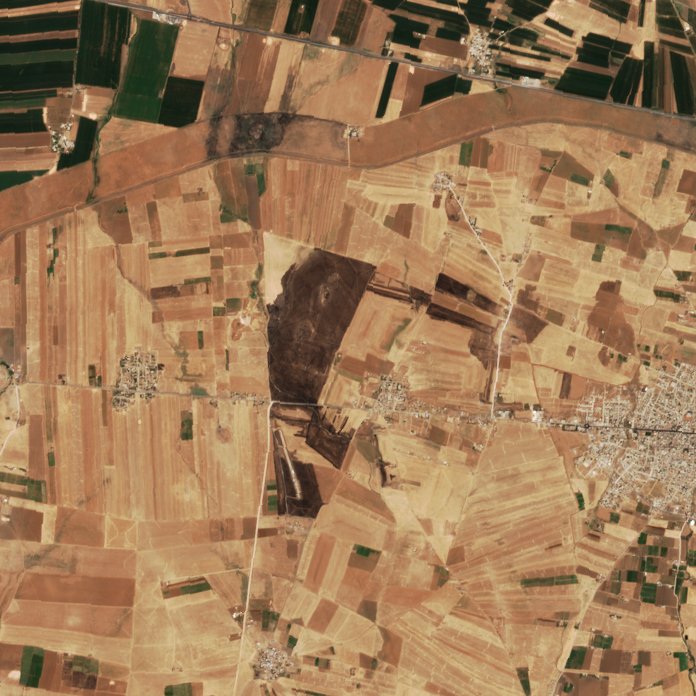 The area after the fire, August 21, 2026