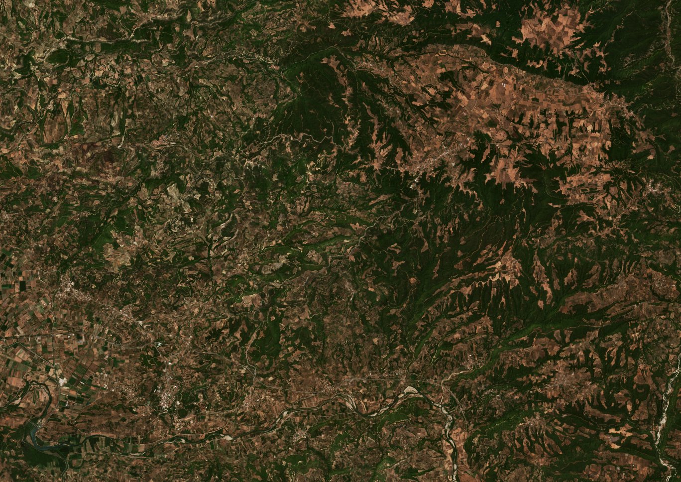 The area before the fire, July 27, 2021
