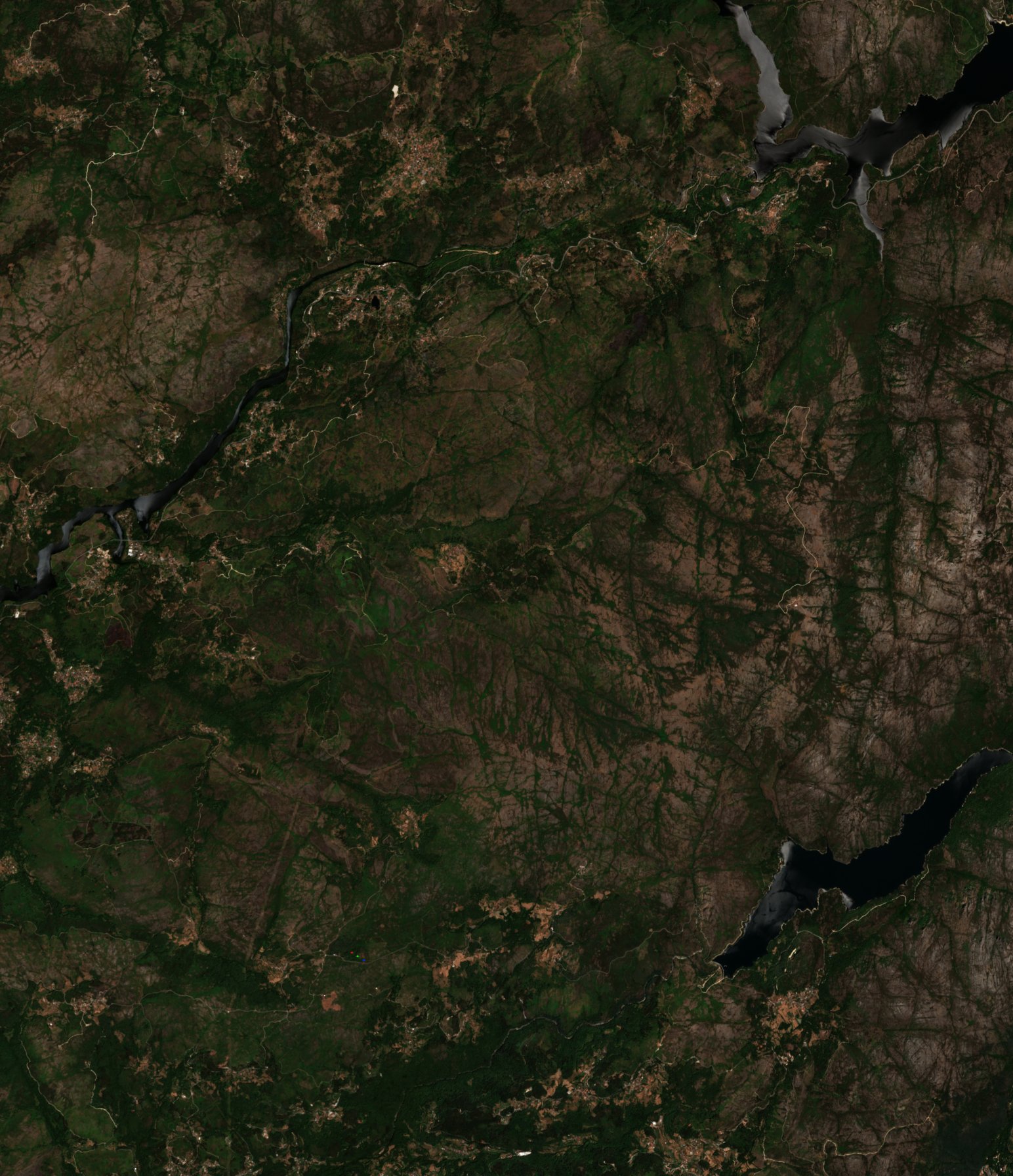 The area before the fire, July 15, 2025