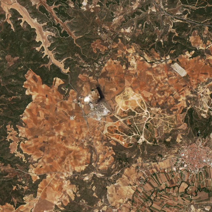 The area before the fire, July 3, 2026