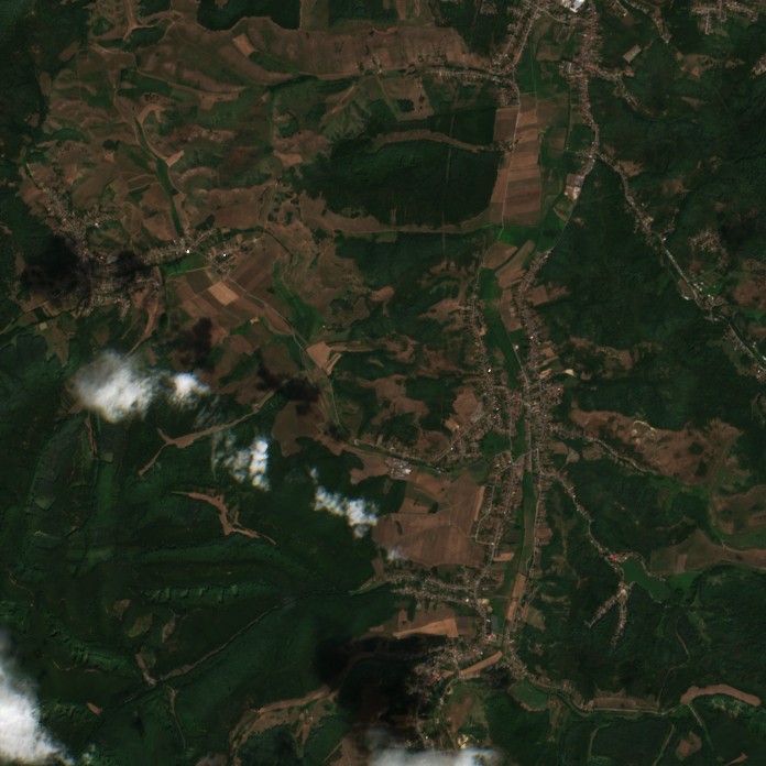 The area before the fire, July 29, 2026