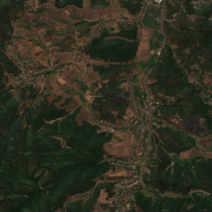 The area after the fire, August 16, 2026