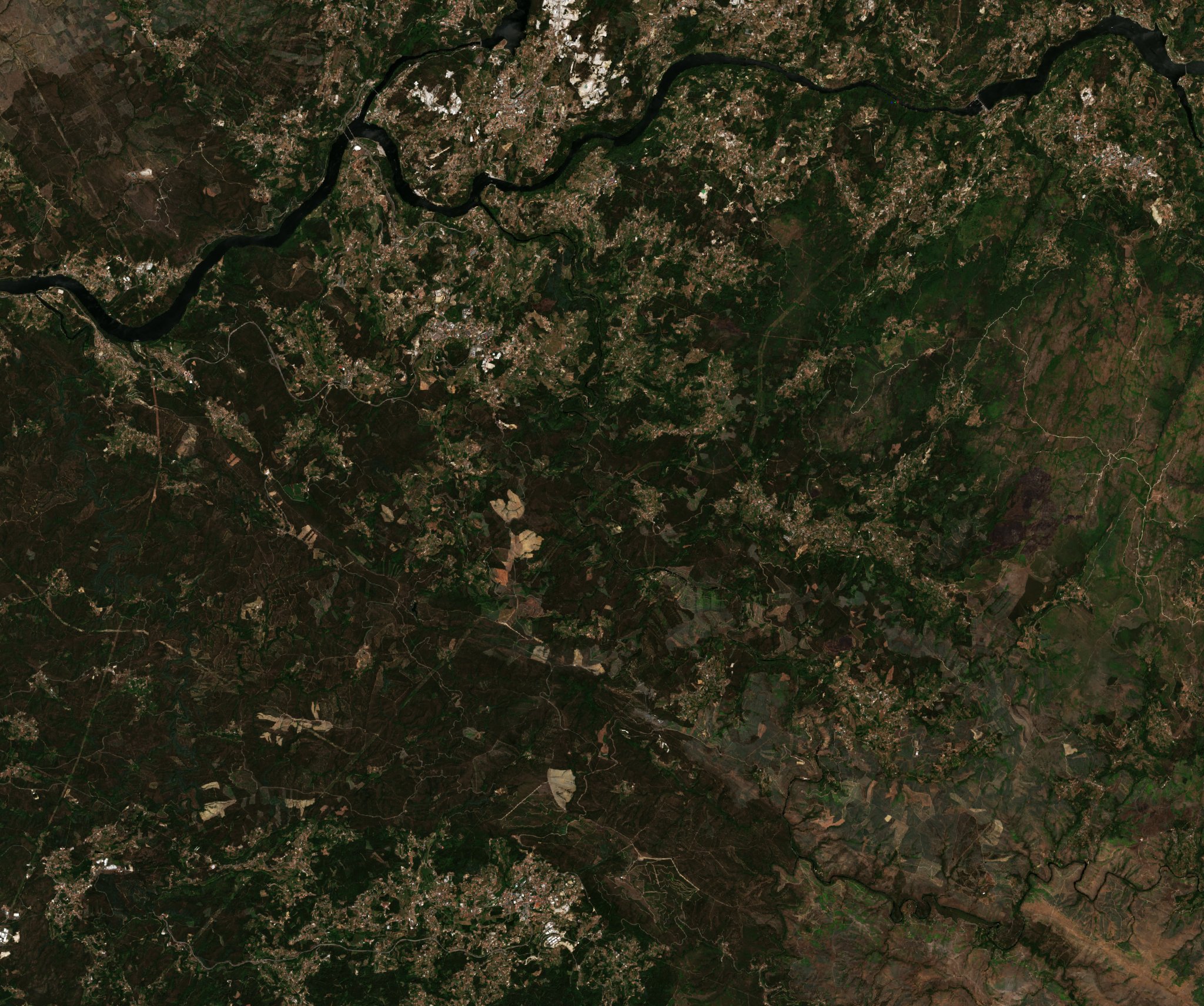 The area before the fire, July 24, 2025