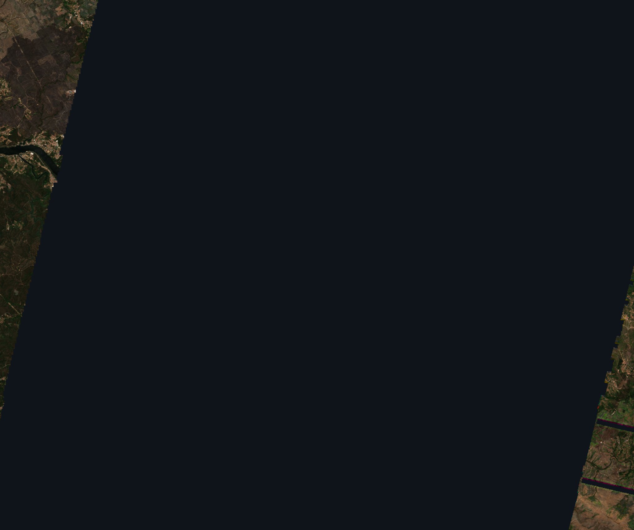 The area after the fire, August 3, 2025