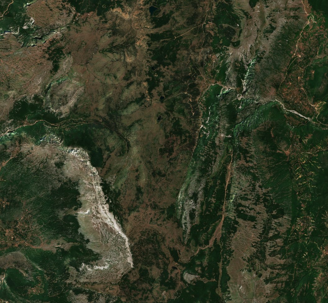 The area before the fire, July 4, 2025