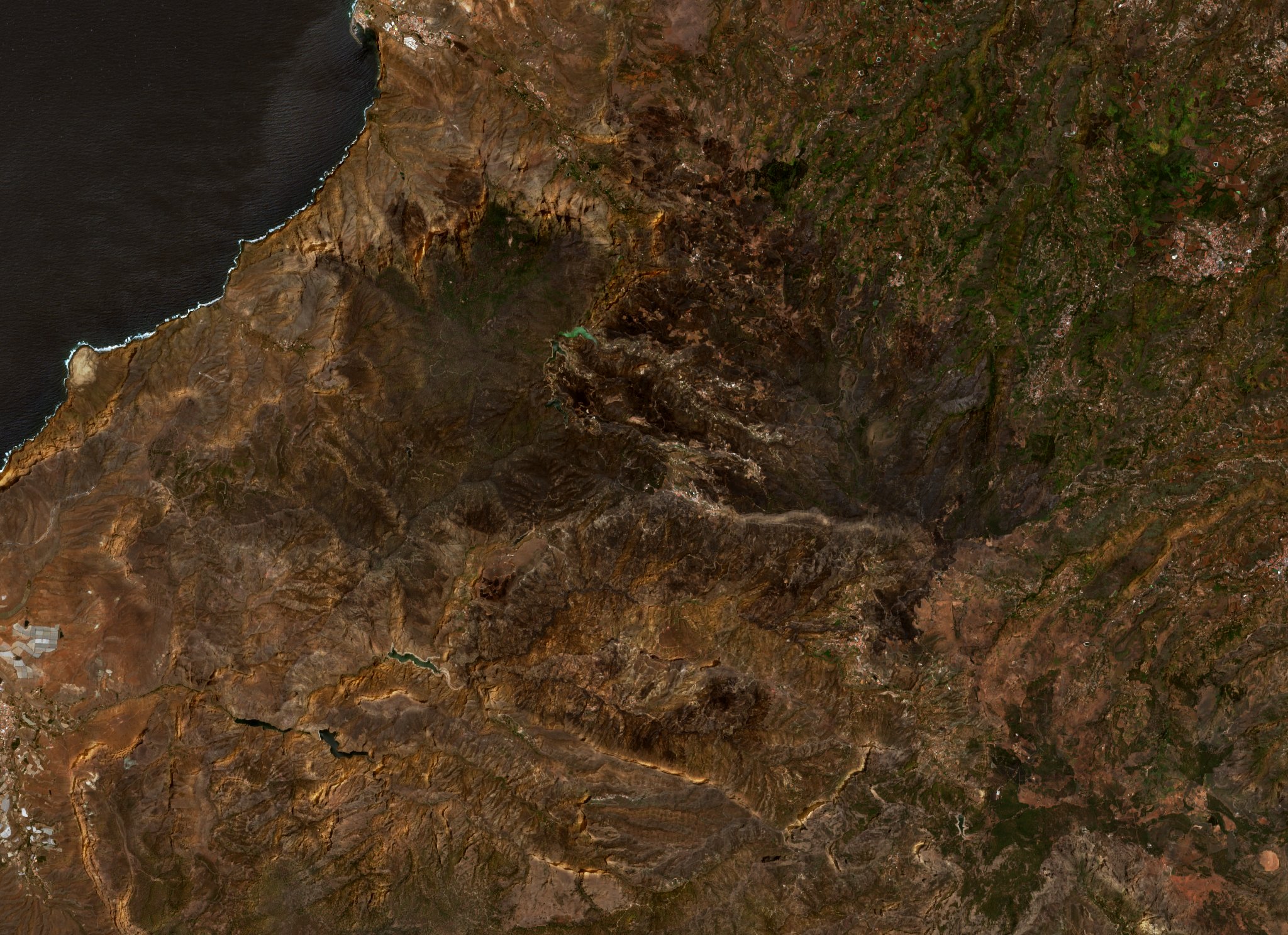 The area after the fire, August 24, 2019