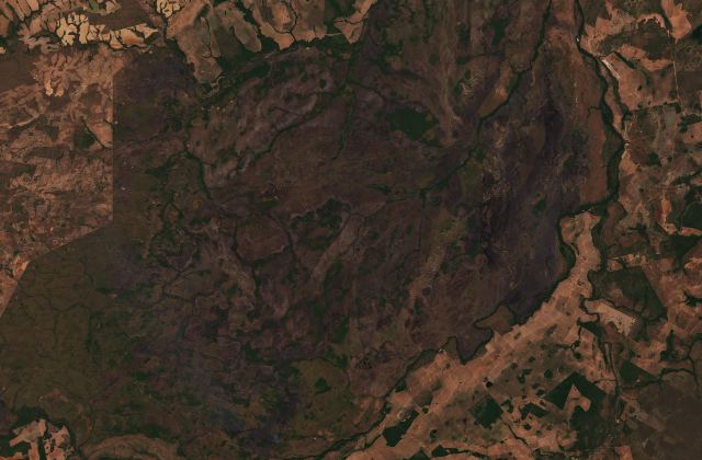 Satellite view in Brazil