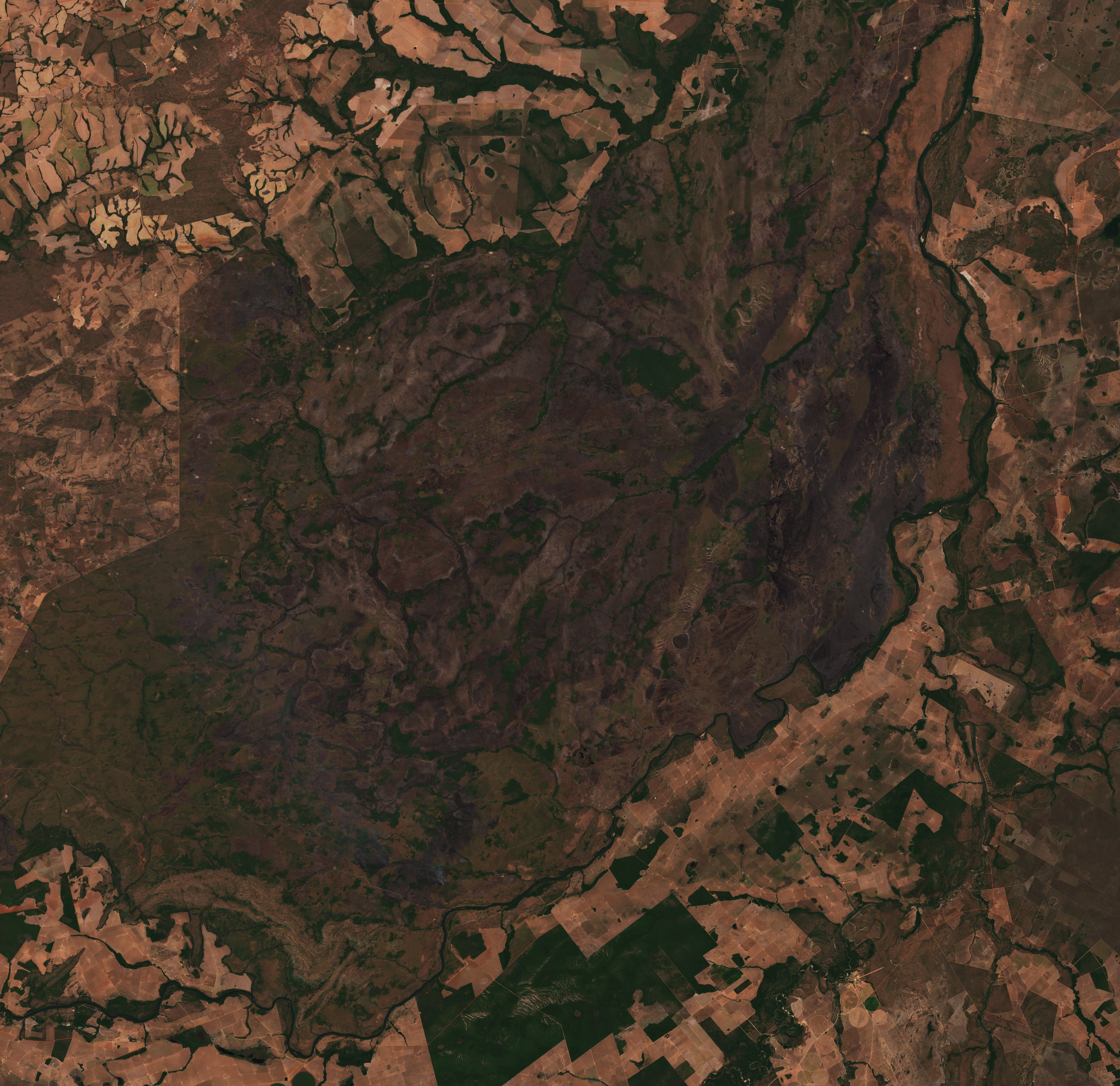 The area after the fire, August 27, 2026