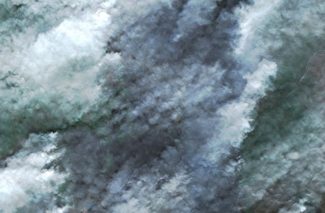 Satellite view in Russia