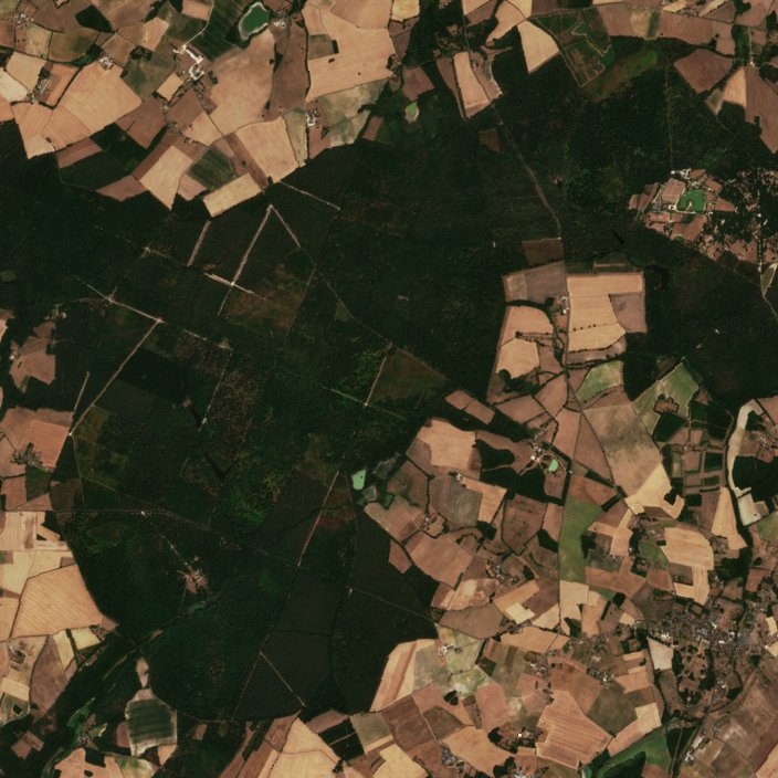 The area before the fire, August 7, 2026