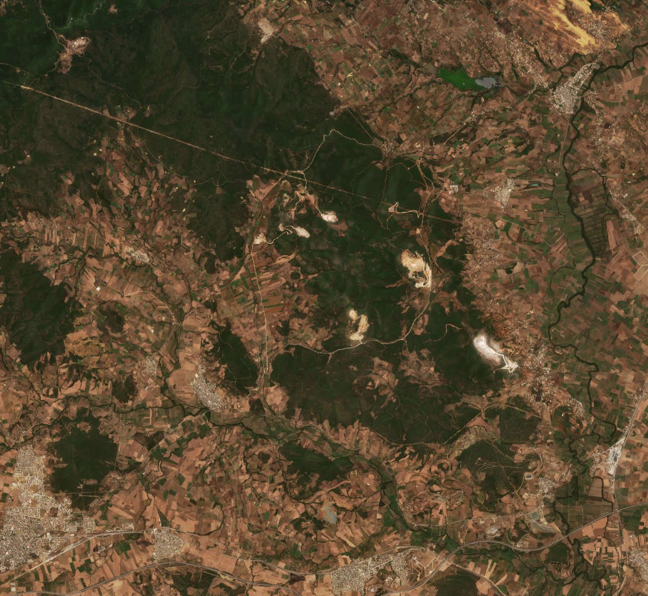 The area before the fire, July 14, 2026