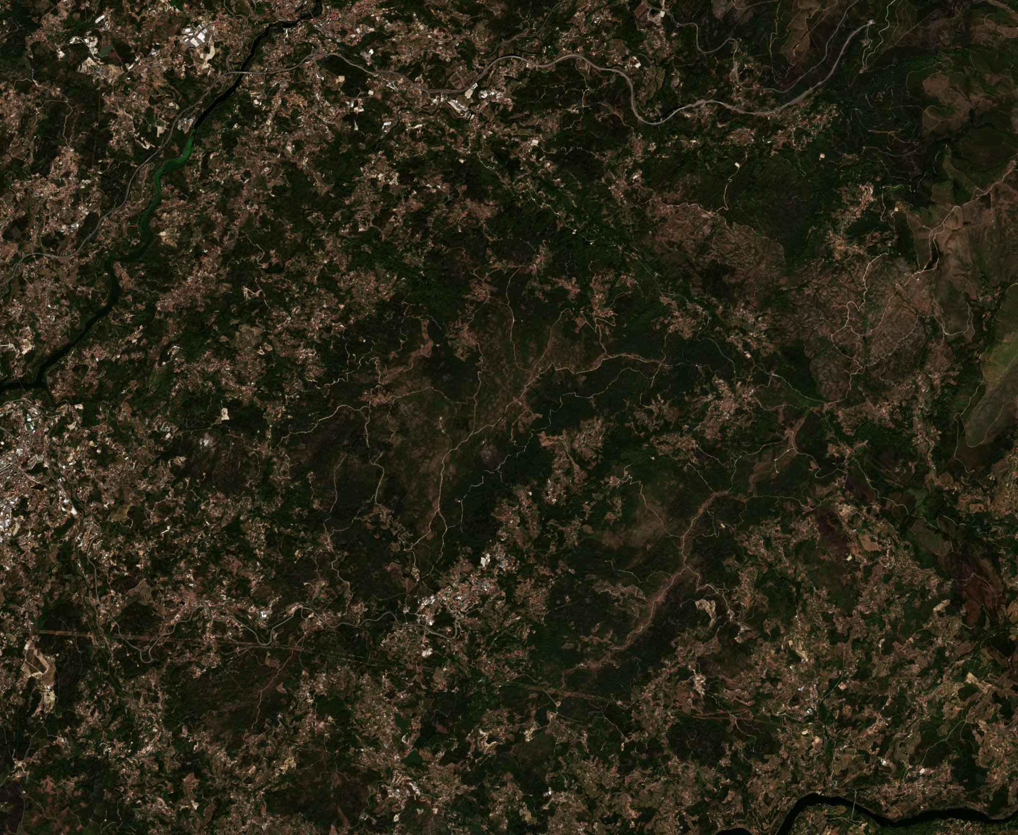 The area before the fire, September 15, 2024