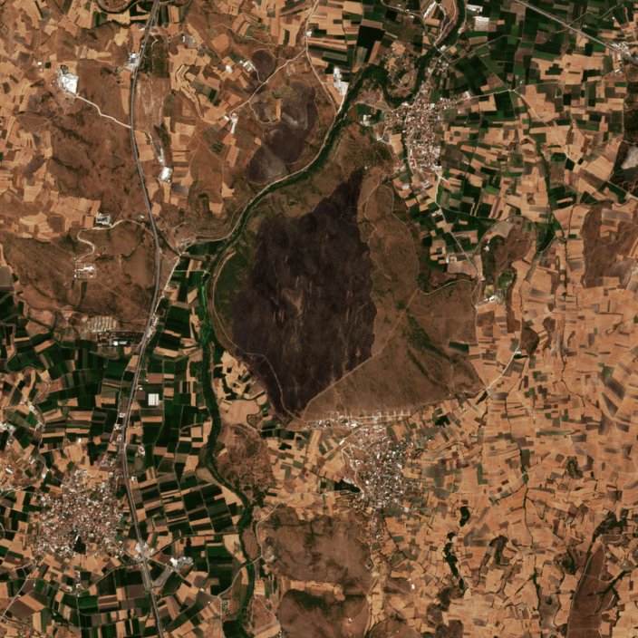 The area after the fire, August 24, 2026