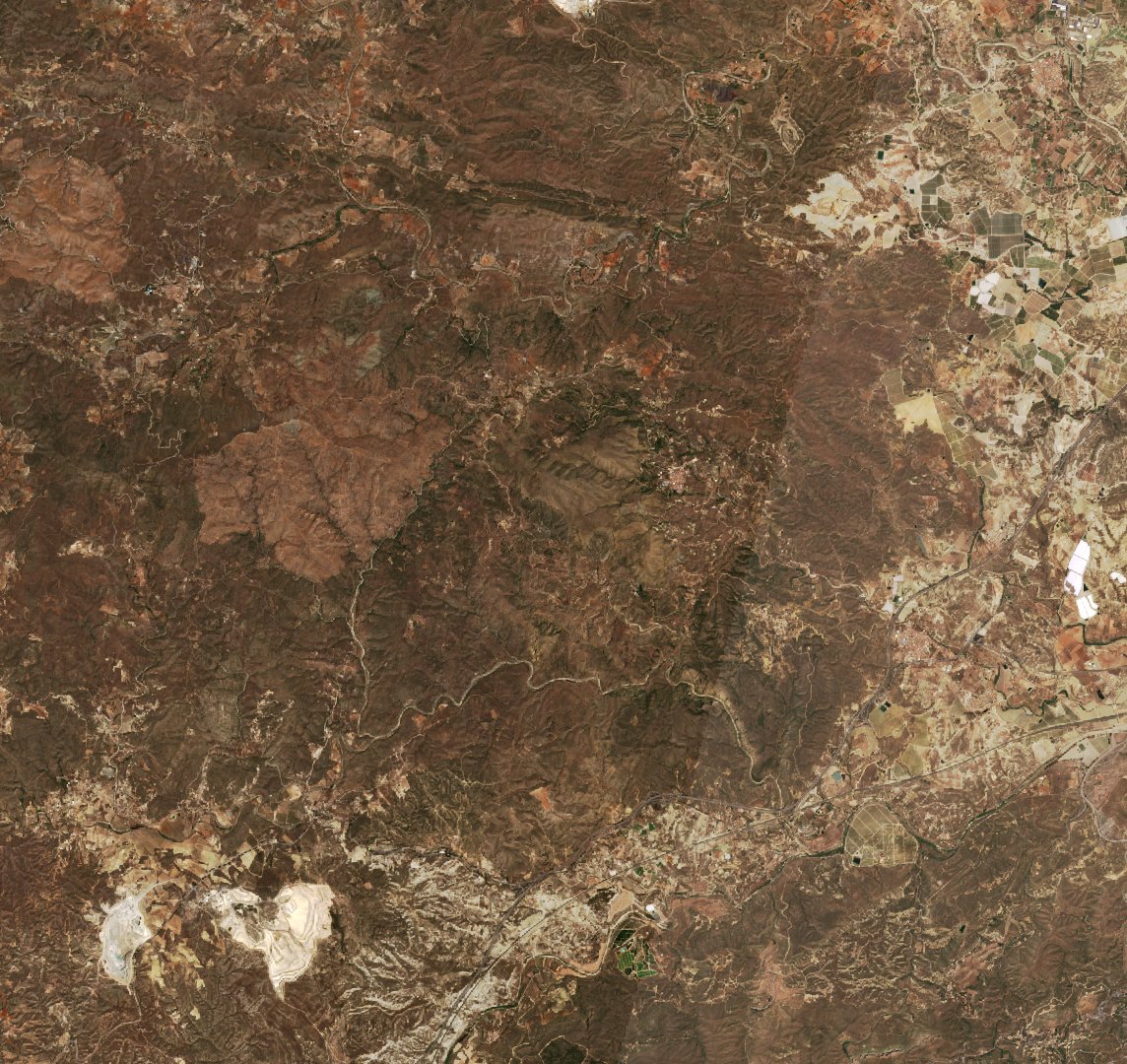 The area before the fire, July 3, 2026