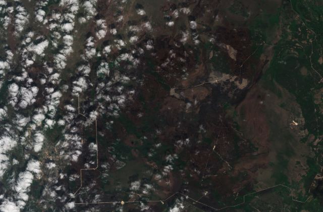 Satellite view near Berezove