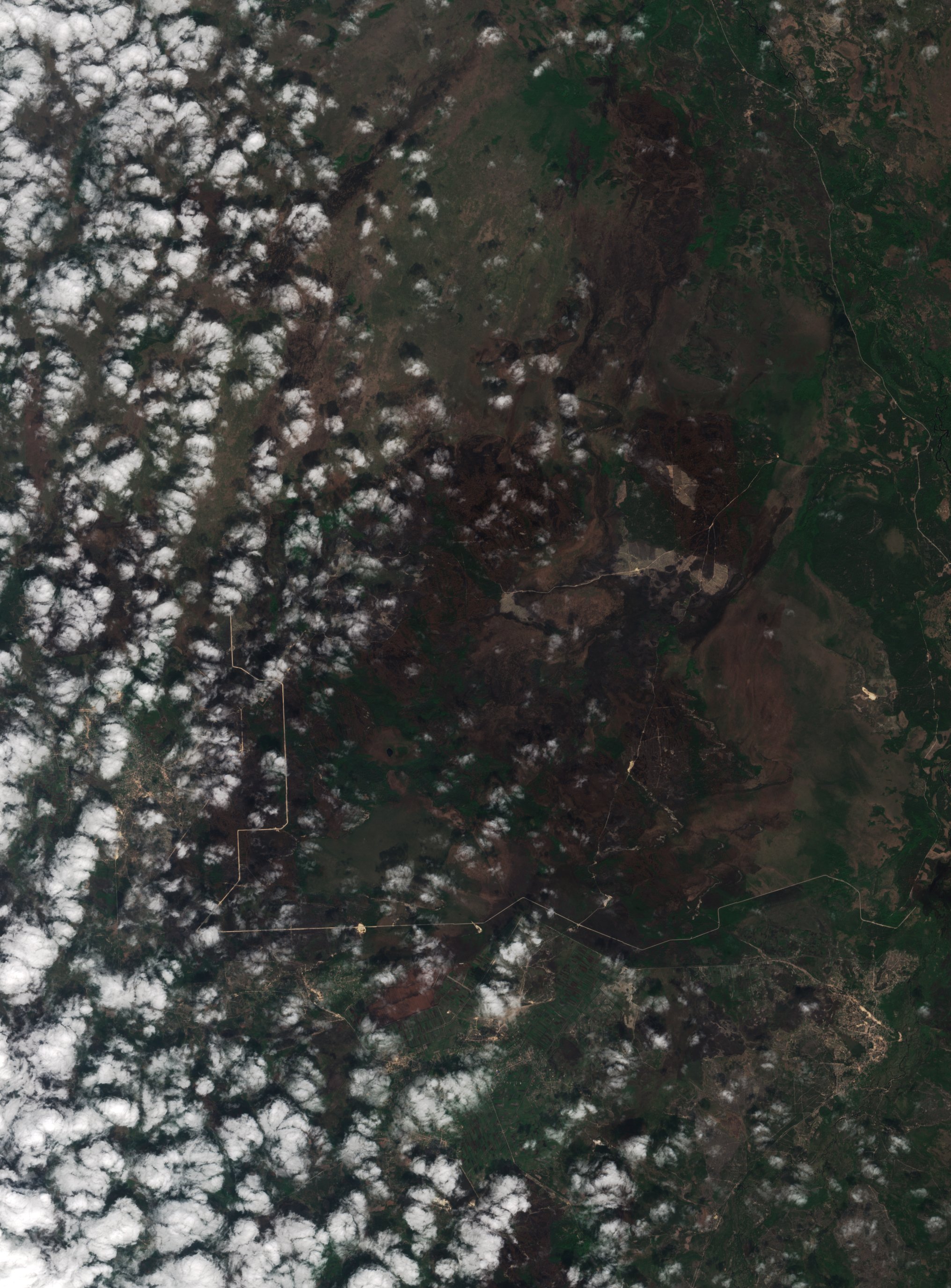 The area after the fire, May 14, 2019