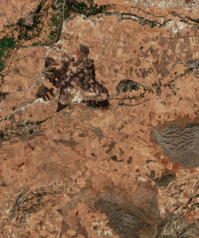 The area after the fire, September 12, 2026