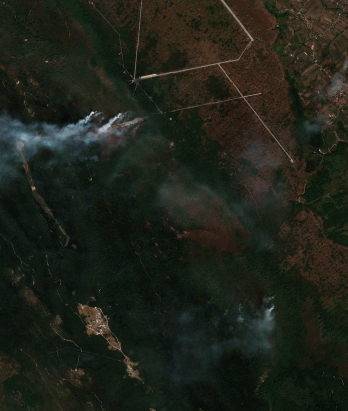 The area after the fire, September 6, 2026