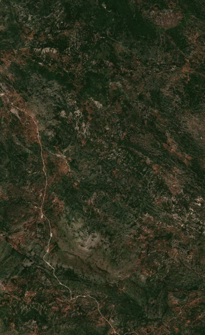 The area before the fire, July 23, 2021