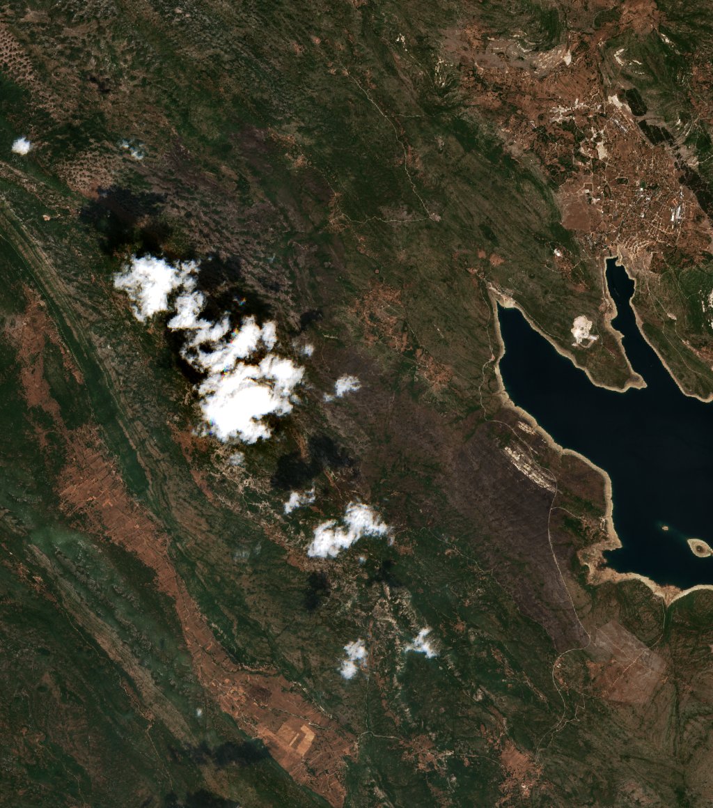 The area after the fire, August 22, 2021
