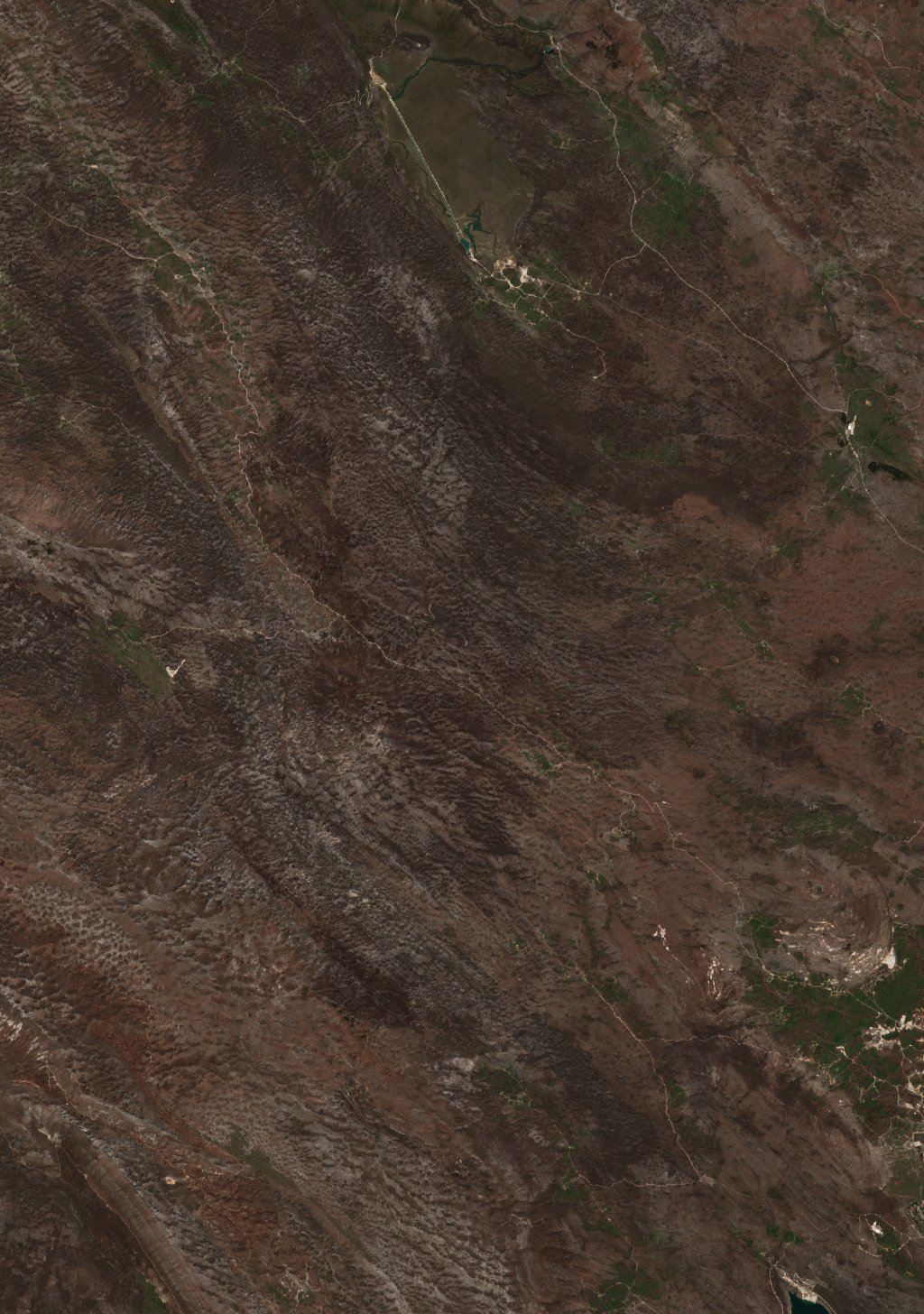 The area after the fire, April 14, 2022