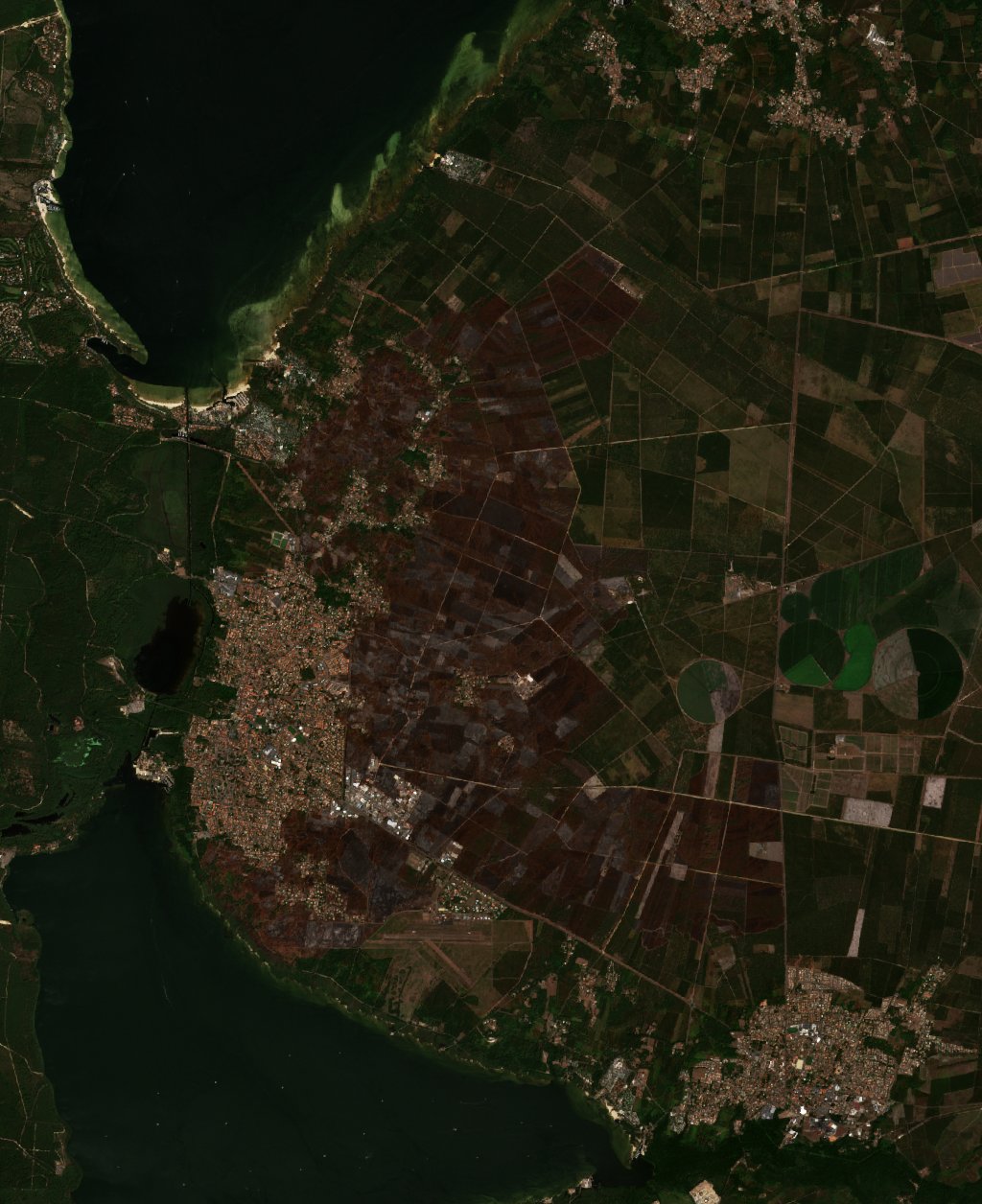 The area after the fire, August 12, 2026