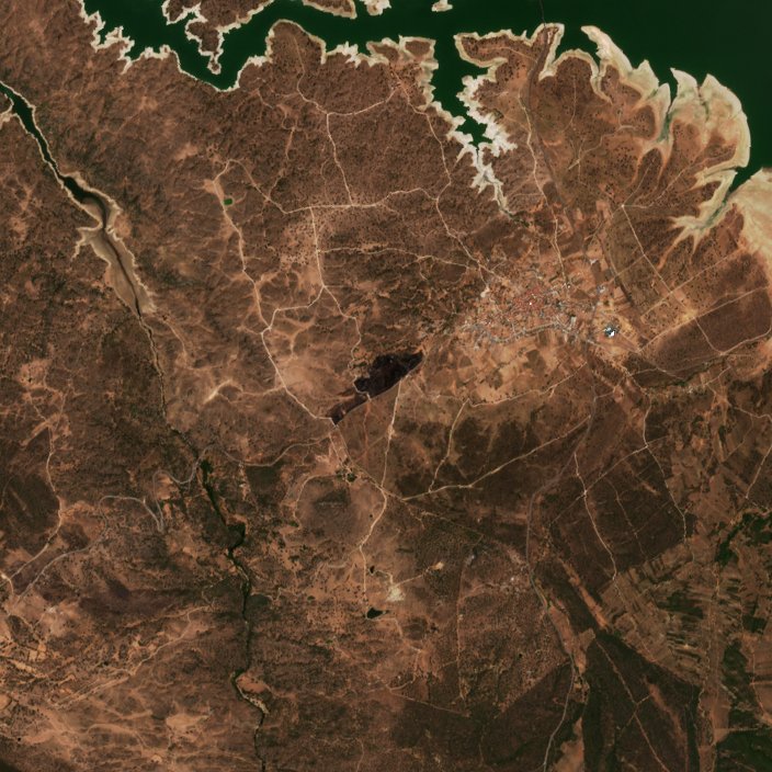 The area after the fire, August 18, 2026