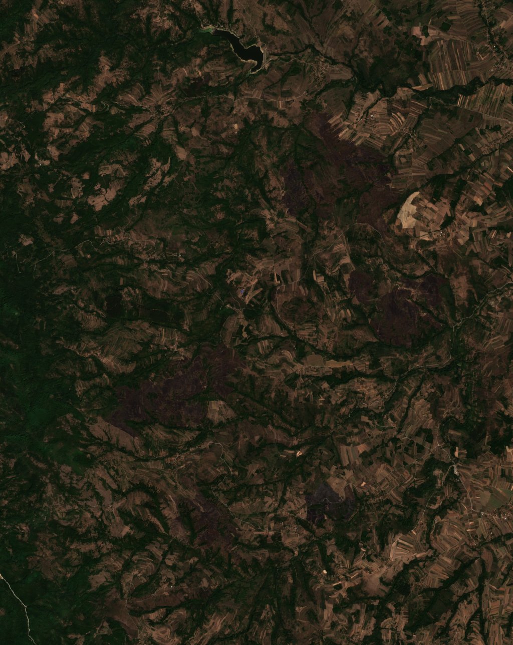 The area after the fire, September 7, 2026