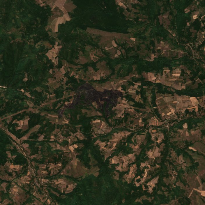 The area after the fire, August 22, 2026