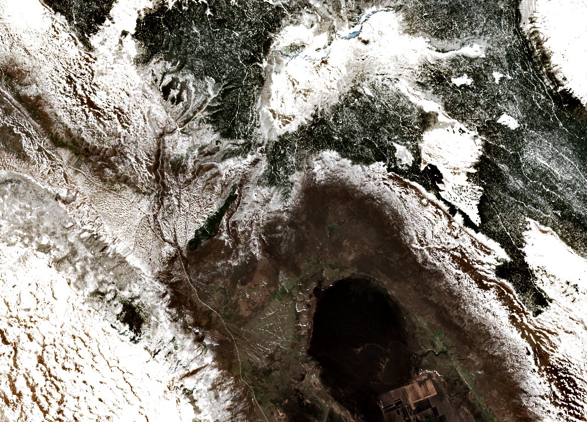 The area after the fire, April 12, 2022