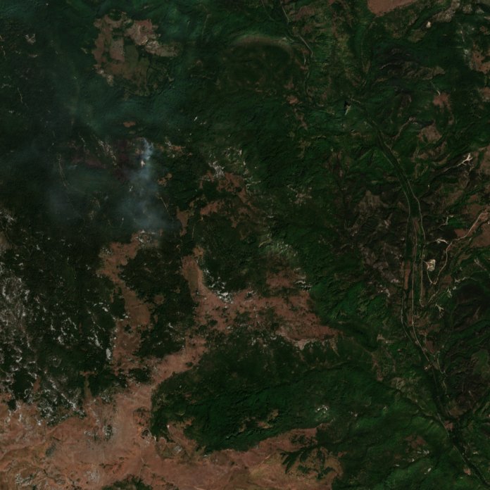 The area before the fire, August 24, 2026