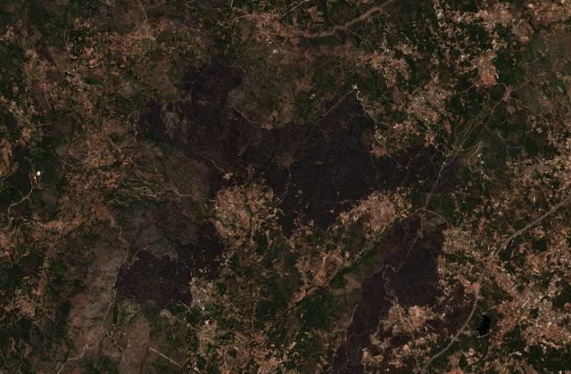 Satellite view near Boticas