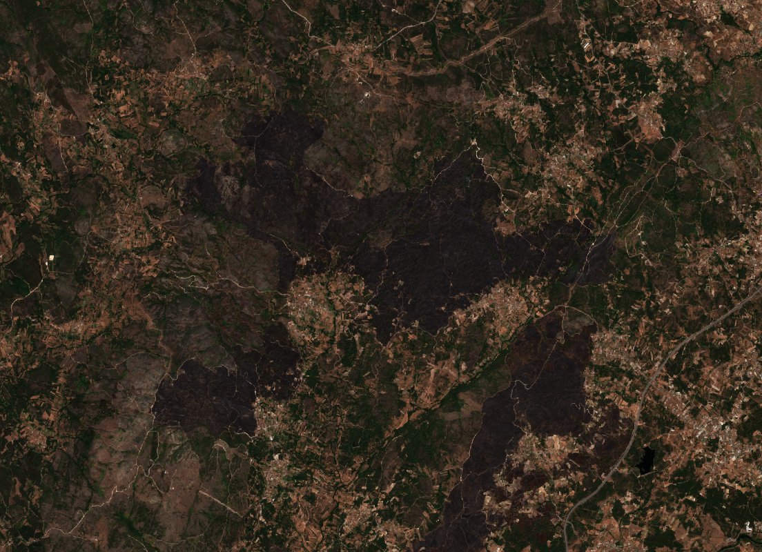 The area after the fire, August 21, 2026
