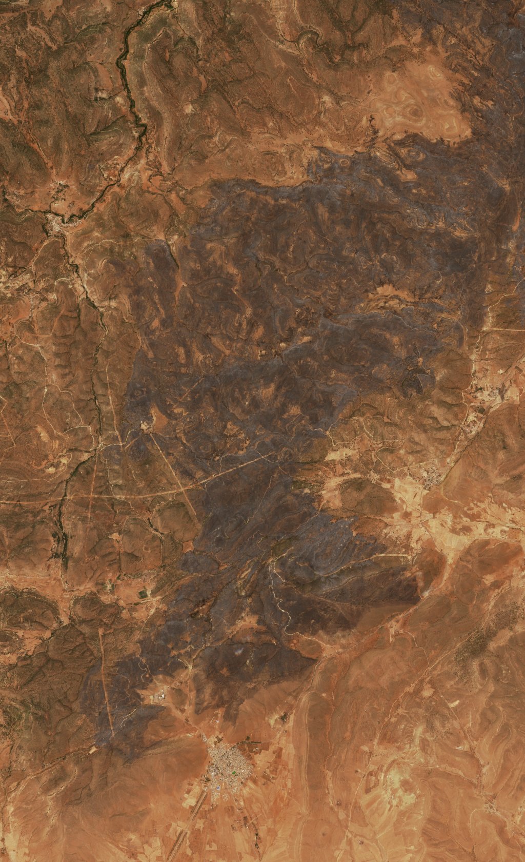The area after the fire, July 30, 2026