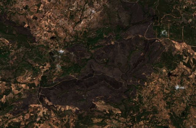 Satellite view near Vinhais