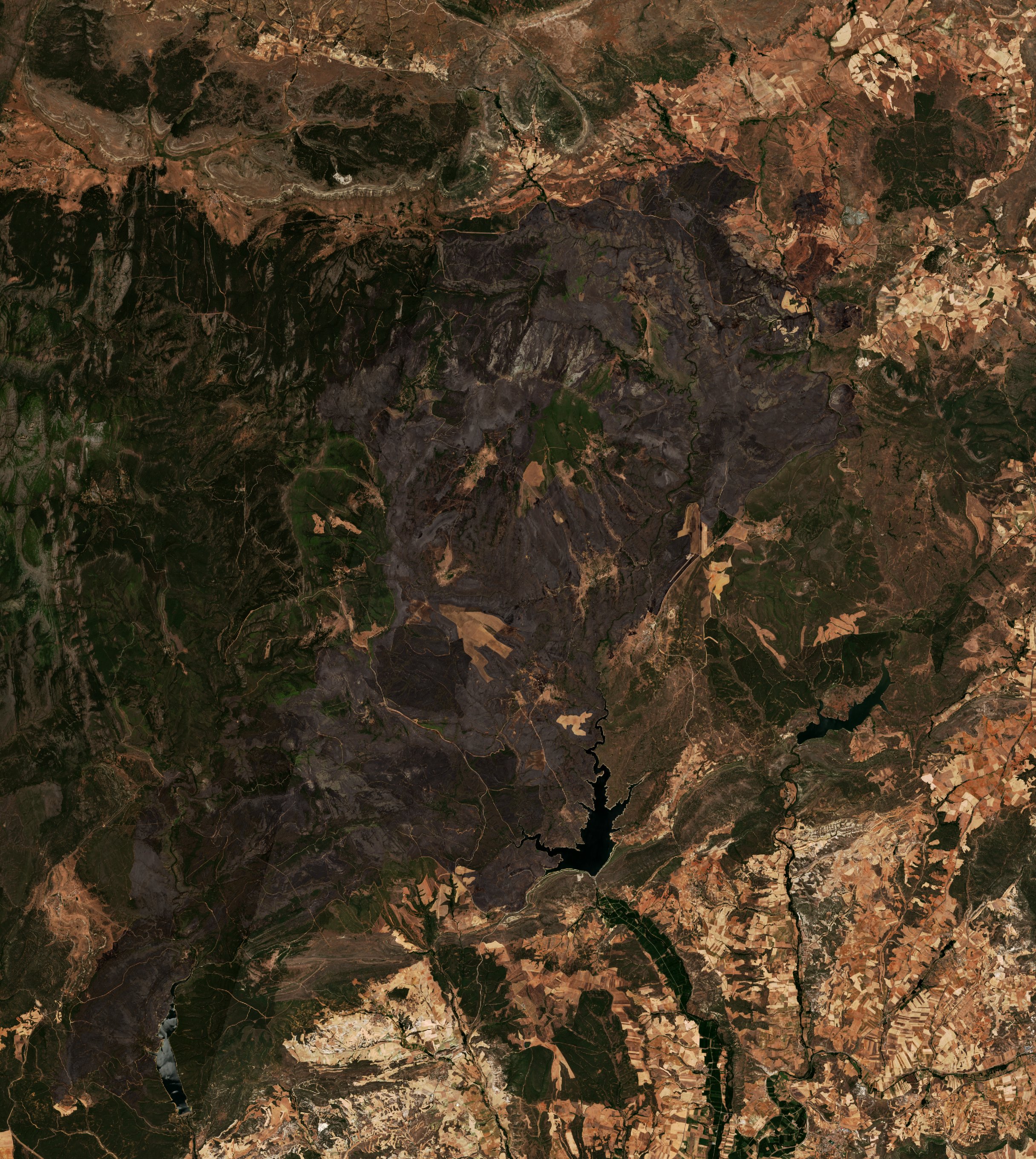 The area after the fire, July 26, 2026