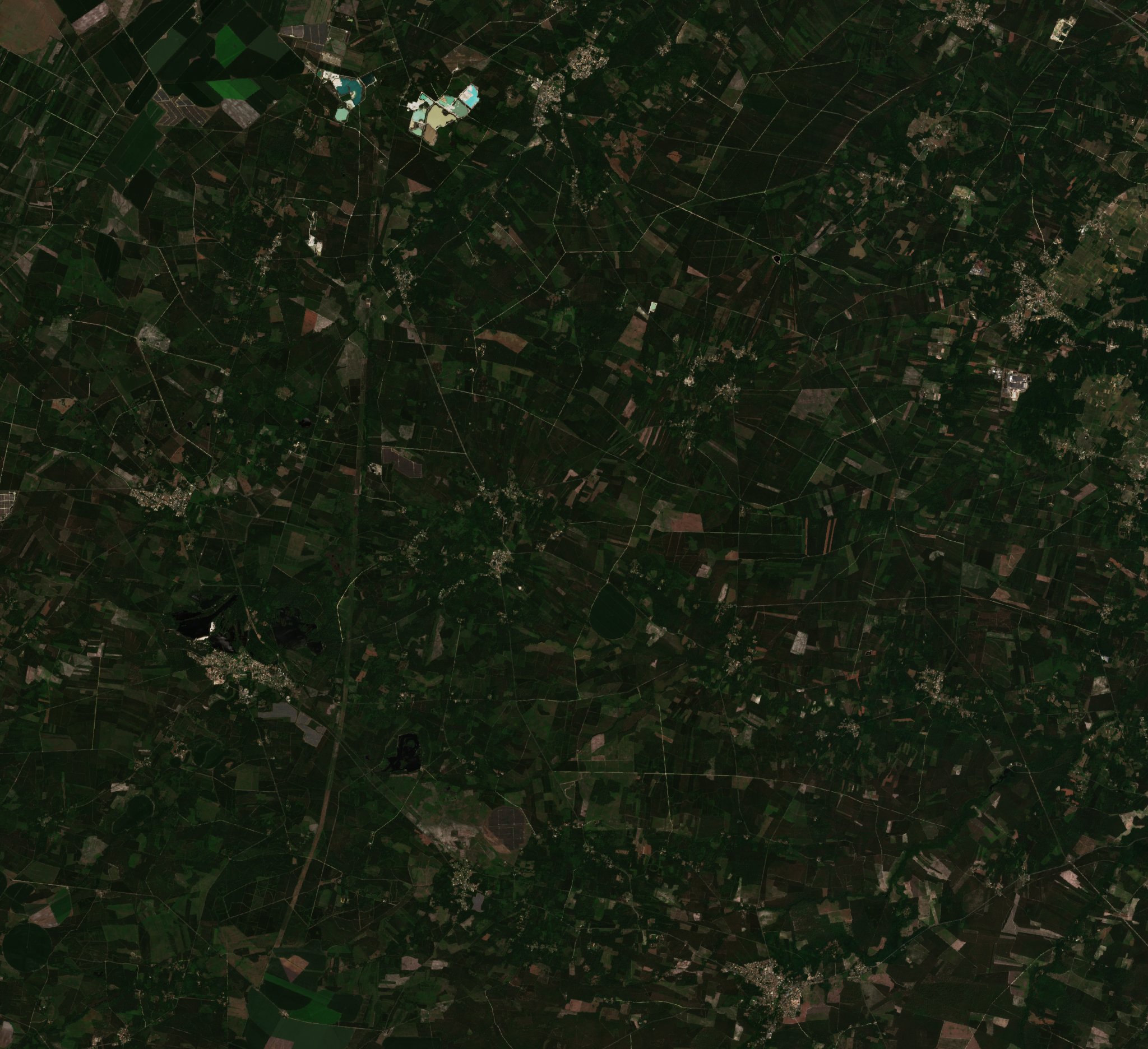 The area before the fire, July 2, 2022