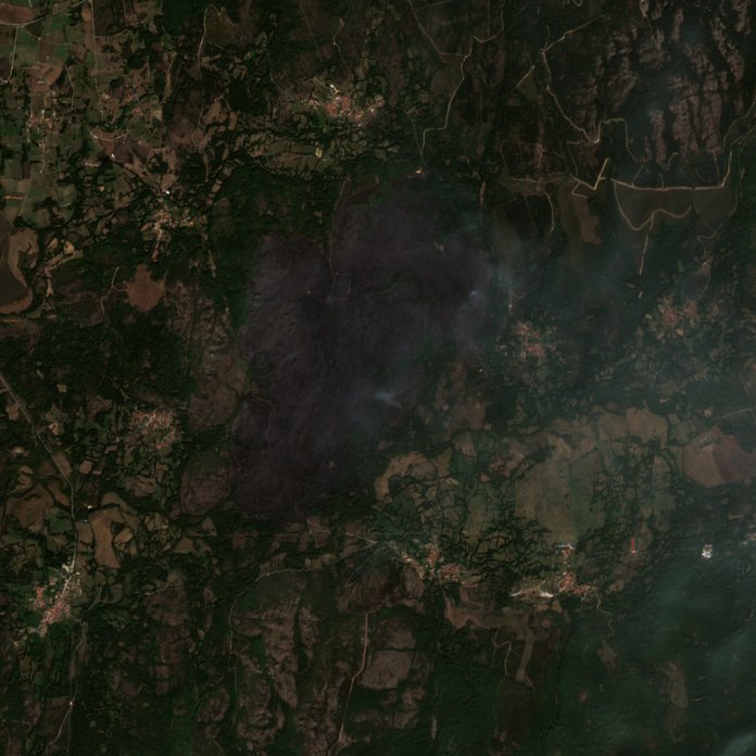 The area after the fire, September 25, 2026