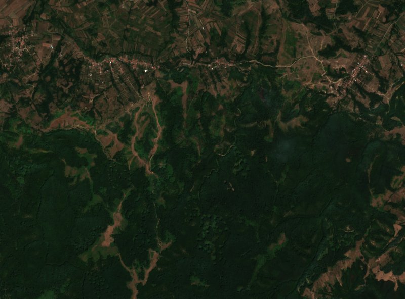 The area before the fire, July 29, 2026