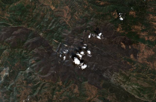Satellite view near Castrillo de Cabrera
