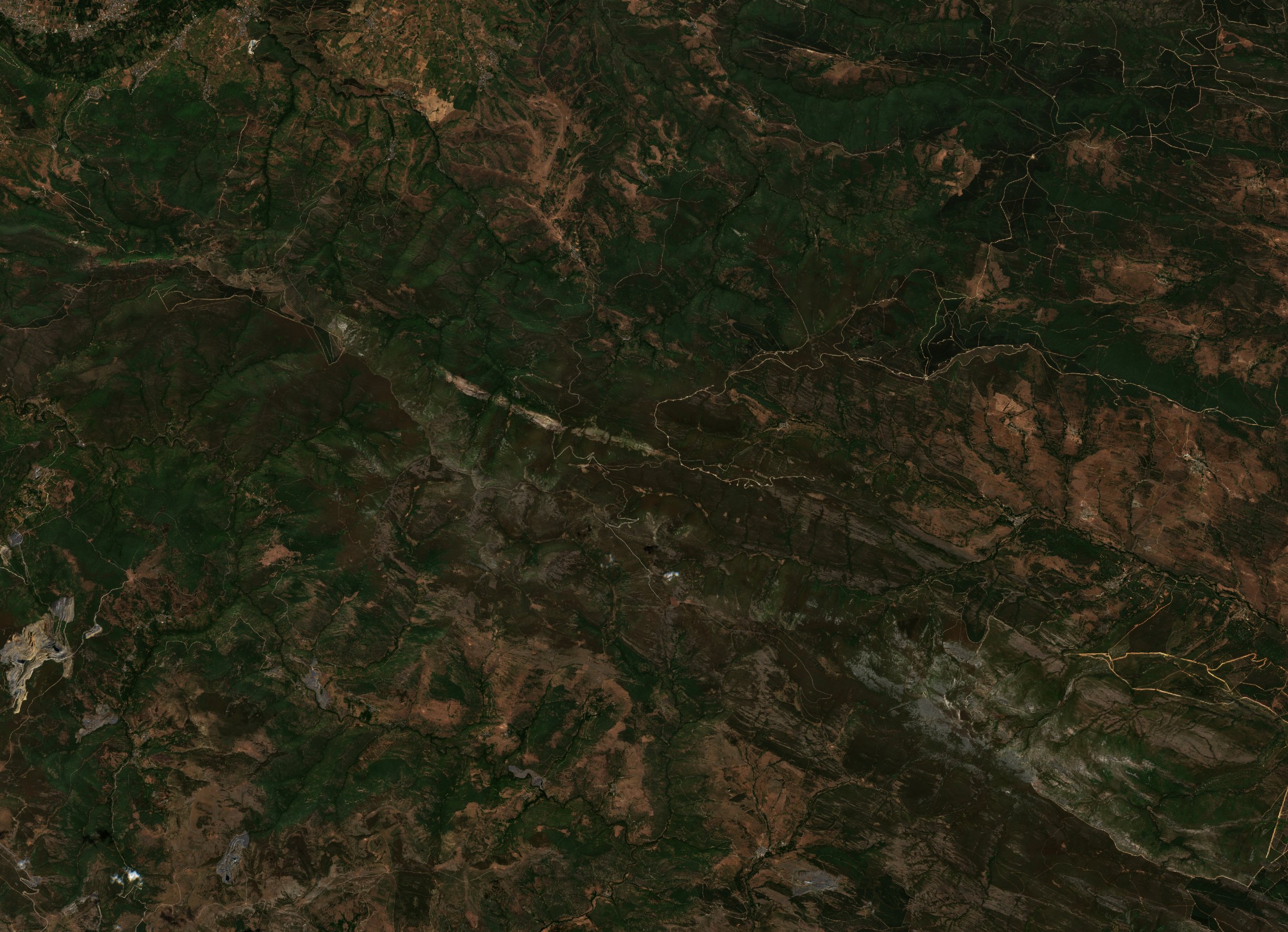 The area before the fire, August 1, 2025